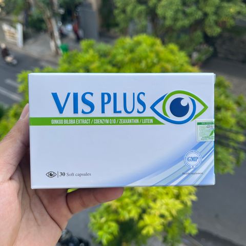 Viên Uống Bổ Mắt Visplus - Hỗ Trợ Cải Thiện Thị Lực, Giúp Đối Phó Quá Trình Lão Hóa - 30 Viên Chính Hãng