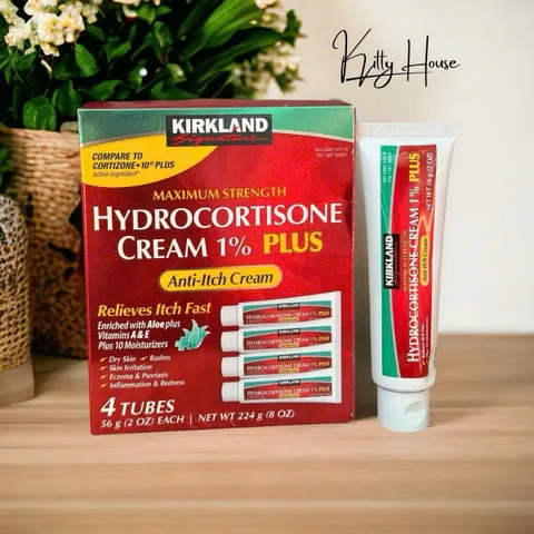 Kem bôi giảm ngứa Kirkland Hydrocortisone Cream 1% tuýp 56g