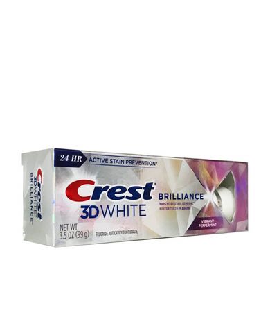 Kem đánh răng crest 3d white brilliance vibrant peppermint 99g 