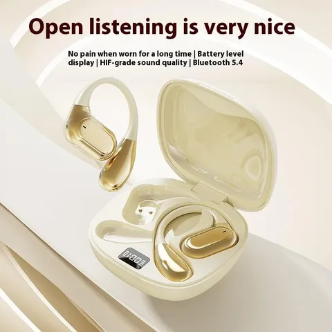 Tai Nghe Bluetooth Q15 - Tai Nghe Không Dây Giảm Tiếng Ồn, Bluetooth 5.4, Có Mic, Hiển Thị LED, Âm Thanh HIFI 9D, Gọi HD Rõ Ràng