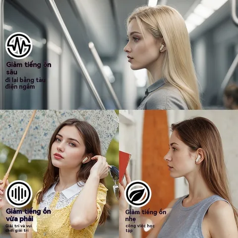 Tai Nghe Không Dây Bluetooth Mini Q59 - Thể Thao Chơi Game Âm Thanh 9D, Chống Nước, Cảm Ứng Thông Minh, Giảm Tiếng Ồn