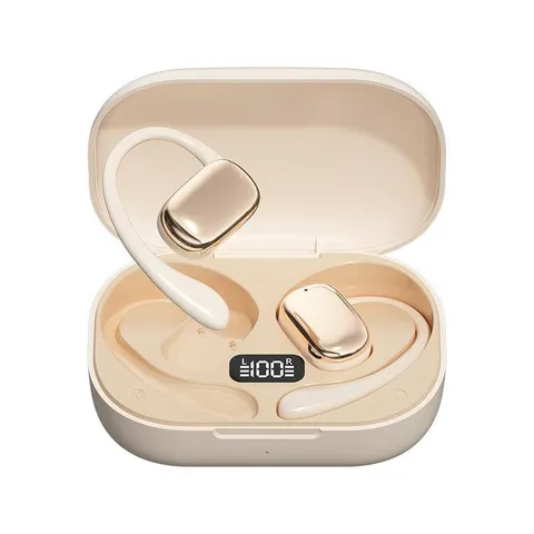 Tai Nghe Không Dây J05A Open OWS Bluetooth 5.4, Chống Nước IPX5, Thời Gian Phát 6 Giờ, Microphone HD, Hộp Sạc Tiện Lợi