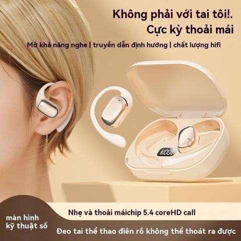 Tai nghe không dây J05A Open OWS Bluetooth 5.4 - Tai nghe thể thao chống nước IPX5, thời gian phát 6 giờ, âm thanh HD