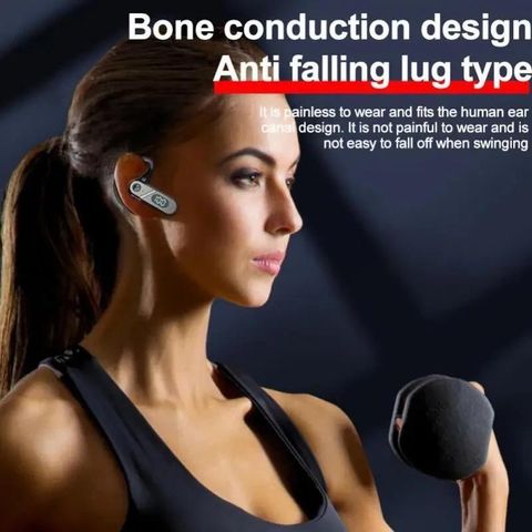 Tai nghe không dây V28 ( 1 chiếc ) Bluetooth 5.2 - Tai nghe đơn với Microphone cho Văn phòng, Lái xe, Shiper - Thời gian pin 20 giờ, nghe âm thanh xung quanh