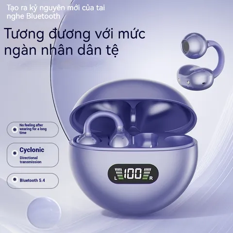 Tai Nghe Bluetooth Q71 - Không Dây Kẹp Tai Thể Thao, Thiết Kế Thẩm Mỹ, Âm Thanh Định Hướng, Giảm Tiếng Ồn ENC, Bluetooth 5.4
