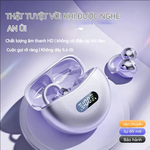 Tai Nghe Bluetooth Q71 - Không Dây Kẹp Tai Thể Thao, Thiết Kế Thẩm Mỹ, Âm Thanh Định Hướng, Giảm Tiếng Ồn ENC, Bluetooth 5.4