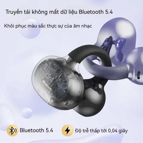 Tai Nghe Bluetooth Q71 - Không Dây Kẹp Tai Thể Thao, Thiết Kế Thẩm Mỹ, Âm Thanh Định Hướng, Giảm Tiếng Ồn ENC, Bluetooth 5.4