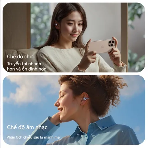 Tai Nghe Bluetooth Q71 - Không Dây Kẹp Tai Thể Thao, Thiết Kế Thẩm Mỹ, Âm Thanh Định Hướng, Giảm Tiếng Ồn ENC, Bluetooth 5.4