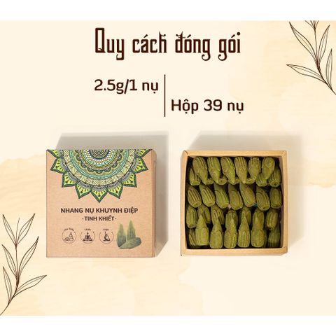 Nhang nụ khuynh diệp - nụ khuynh diệp xông nhà, đuổi muỗi tự nhiên hộp 39 nụ
