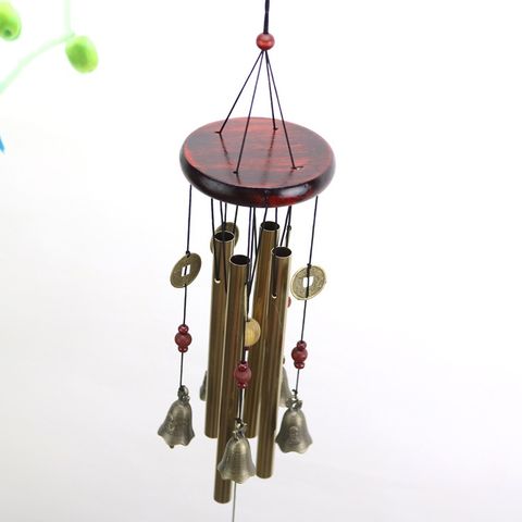 Chuông Gió Phong Thủy Kim Loại Có Đồng Xu - Âm Thanh Vang Trong, Ngăn Chặn Khí Tiêu Cực, Kích Hoạt Năng Lượng Tích Cực
