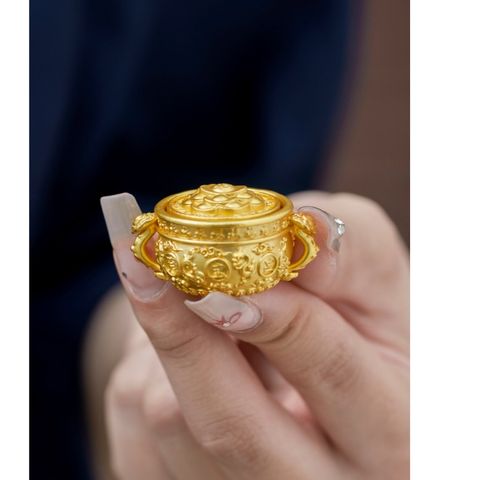 Móc khóa bát tụ bảo - móc khóa trang trí
