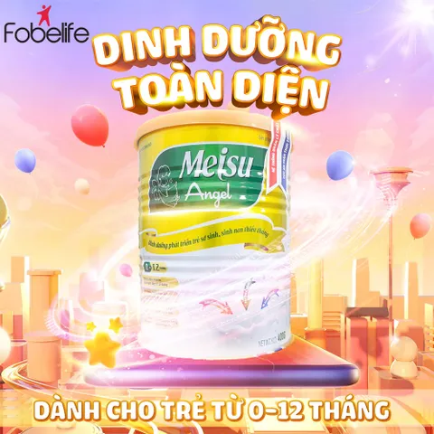Sữa Bột Mejsu Angel Fobe Cho Bé Dưới 12 Tháng Cung Cấp Dưỡng Chất Hỗ Trợ Phát Triển Thể Chất - Hộp 400g/ 900g