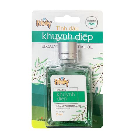 Tinh Dầu Tràm & Khuynh Diệp Fobaby 25ml - Dầu Xông Phòng Massage Giảm Cảm, Giúp Dịu Da, Phòng Muỗi Côn Trùng Từ Thiên Nhiên
