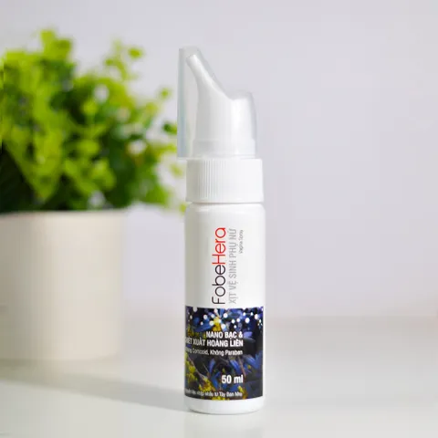 Chai Xịt Phụ Khoa Fobe Hera N1 50ml - Ngăn Ngừa Viêm Nhiễm, Khử Mùi Hôi và Nấm Ngứa Vùng Kín, Dưỡng Da Mềm Mịn