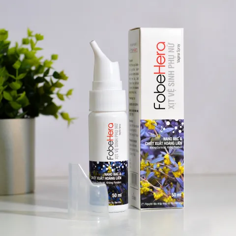 Chai Xịt Phụ Khoa Fobe Hera N1 50ml - Ngăn Ngừa Viêm Nhiễm, Khử Mùi Hôi và Nấm Ngứa Vùng Kín, Dưỡng Da Mềm Mịn