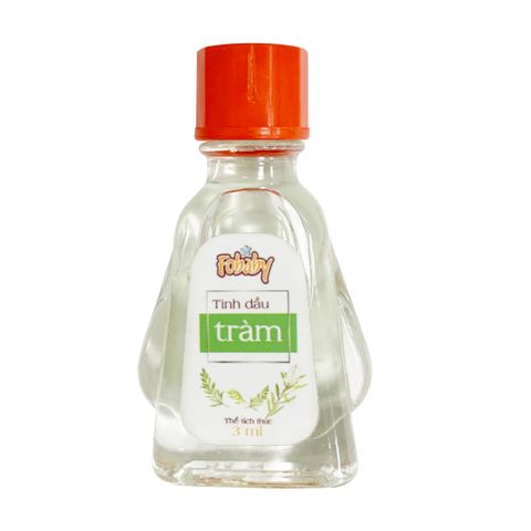Tinh Dầu Fobaby Tràm & Khuynh Diệp Cho Bé N1 - Giúp Giảm Ho, Dịu Da, Chống Muỗi, 3ml - Mỹ Phẩm Thảo Dược An Toàn Cho Trẻ Em