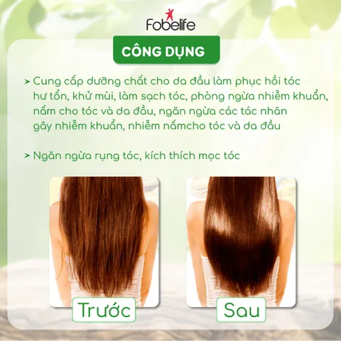 Dầu Gội Thảo Dược Hoa Bưởi Quablue Fobe Tinh Chất Bồ Kết và Hoa Bưởi Kích Thích Mọc Tóc N2 Chai 300ml