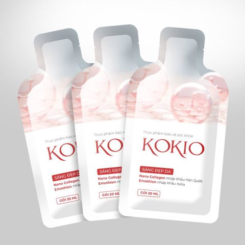 Gói Uống Collagen Kokio Fobe 20ml - Làm Đẹp, Trắng Sáng Tự Nhiên, Chống Lão Hóa, Giúp Da Đẹp Mịn Màng, Tăng Độ Đàn Hồi Da