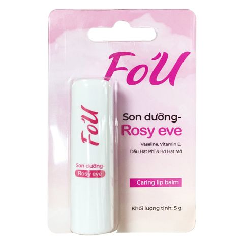 Son Dưỡng Môi Vaseline Fo'U Fobe Dưỡng Ẩm, Giúp Môi Căng Mọng Mềm Mịn N1