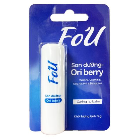 Son Dưỡng Môi Vaseline Fo'U Fobe Dưỡng Ẩm, Giúp Môi Căng Mọng Mềm Mịn N1