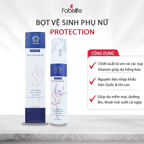 Bọt Vệ Sinh Phụ Nữ C-Renew Fobe Se Khít, Giảm Thâm N1 - Chai 125ml / 200ml