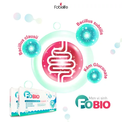 Ống Uống Men Vi Sinh FoBio Fobe - Hỗ Trợ Bổ Sung Lợi Khuẩn, Giảm Rối Loạn Tiêu Hóa N1 - Hộp 20 Ống Dành Cho Trẻ Em và Người Lớn