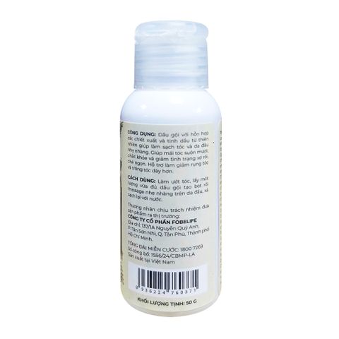 Dầu Gội Thảo Dược Fo'U Fobe 500ml - Ngăn Rụng Tóc, Hỗ Trợ Phục Hồi Tóc Hư Tổn với Chiết Xuất Tự Nhiên, Giúp Tóc Suôn Mượt, Chắc Khỏe