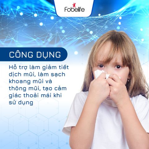 Nước muối biển sâu, làm sạch- thông mũi trẻ em Nano Ocean Kids Fobe N1 - Chai 70ml
