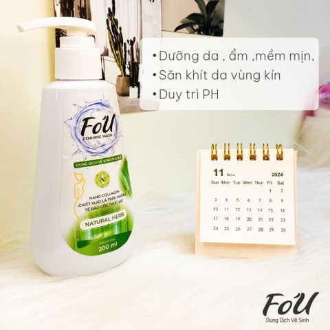 Dung Dịch Vệ Sinh Fo'U Fobe Lá Trầu Không - Săn Da, Se Khít Vùng Kín, Hương Thơm Quyến Rũ, Sạch Mùi Hôi, Dưỡng Da Mịn Màng