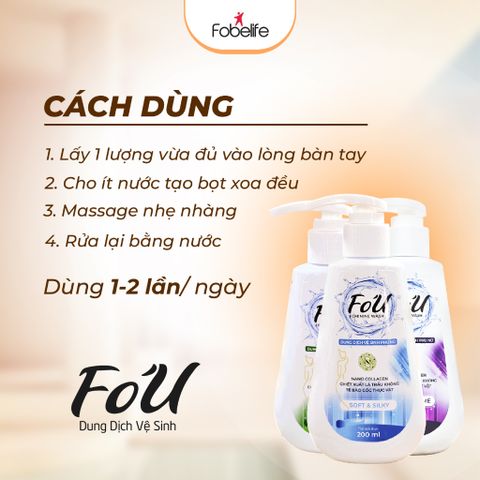 Dung Dịch Vệ Sinh Fo'U Fobe Lá Trầu Không - Săn Da, Se Khít Vùng Kín, Hương Thơm Quyến Rũ, Sạch Mùi Hôi, Dưỡng Da Mịn Màng