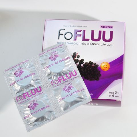Viên Sủi Trái Cây FoFluu Fobe - Giúp Giảm Cảm Lạnh N1 Hộp 20 Viên - Tăng Cường Sức Đề Kháng Cho Trẻ Em