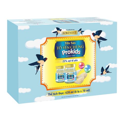 Hũ Yến Sào Prokids Fobe 21% Dinh Dưỡng Cho Trẻ Em Tăng Cường Miễn Dịch - Lọ 70ml Hỗ Trợ Phát Triển Chiều Cao
