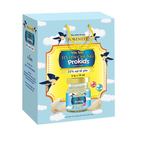 Hũ Yến Sào Prokids Fobe 21% Dinh Dưỡng Cho Trẻ Em Tăng Cường Miễn Dịch - Lọ 70ml Hỗ Trợ Phát Triển Chiều Cao