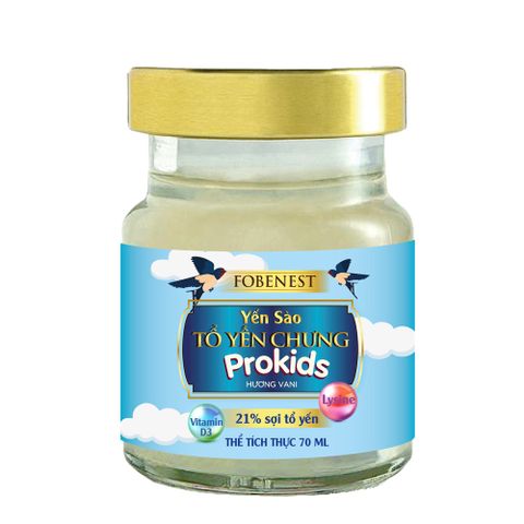 Hũ Yến Sào Prokids Fobe 21% Dinh Dưỡng Cho Trẻ Em Tăng Cường Miễn Dịch - Lọ 70ml Hỗ Trợ Phát Triển Chiều Cao