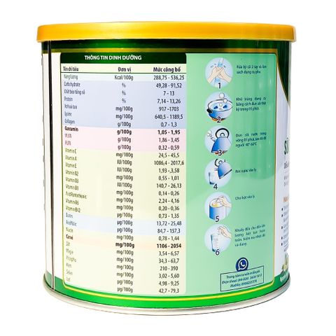 Sữa Bột Nghệ Gaba Fobe - Dinh Dưỡng Tốt Cho Người Lớn Tuổi, Phụ Nữ Sau Sinh, Hỗ Trợ Tiểu Đường Với Công Nghệ Nano Curcumin
