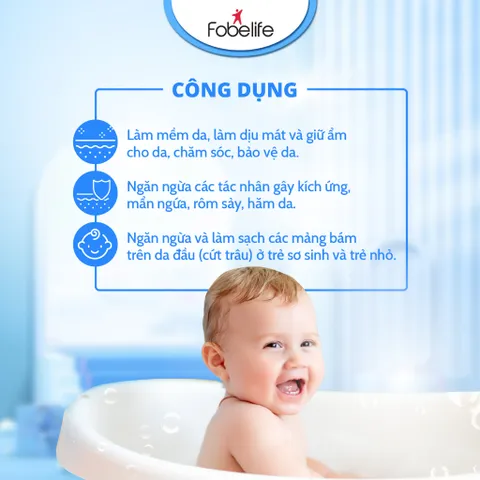 Nước Tắm Bé Thảo Dược Quablue Gel Fobe An Toàn Diụ Nhẹ Chai 250ml