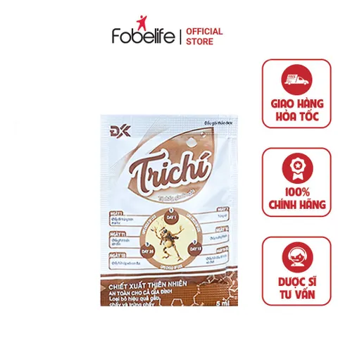 Dầu Gội Trichi Diệt Chấy, Sạch Trứng Chấy Rận Ký Sinh Trùng Trên Tóc Gói N1 - Gói 5ml