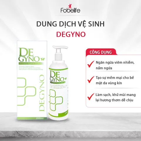 (Che Tên SP) Dung Dich Vệ Sinh Degyno Fobe Giảm Ngứa,Khử Mùi Hôi, Làm mềm da, thơm