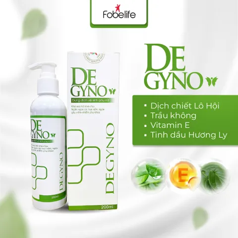 (Che Tên SP) Dung Dich Vệ Sinh Degyno Fobe Giảm Ngứa,Khử Mùi Hôi, Làm mềm da, thơm