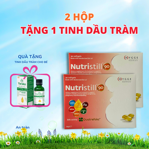 Viên uống Vitamin tổng hợp Nutristill 90 cho Mẹ bầu & sau sinh - Hỗ trợ sức khỏe mẹ và phát triển thai nhi.