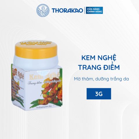 Kem Nghệ Trang Điểm 3g - Dưỡng Trắng Da Tự Nhiên, Che Khuyết Điểm, Làm Sáng Da, Thảo Dược Thiên Nhiên Thorakao