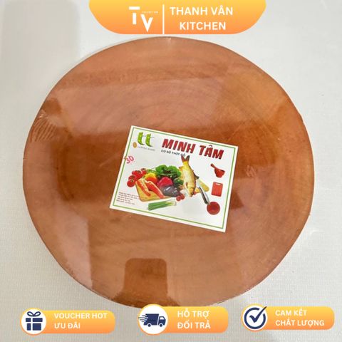 Thớt Gỗ Tròn Nhiều Size (TV40)