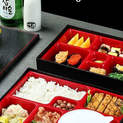 Hộp Đựng Cơm Sang Trọng Nhiều Ngăn Kèm Chén Tiện Lợi - Khay Bento Đa Dạng Mẫu Mã, Dụng Cụ Nhà Bếp TVKITCHEN (TV278)
