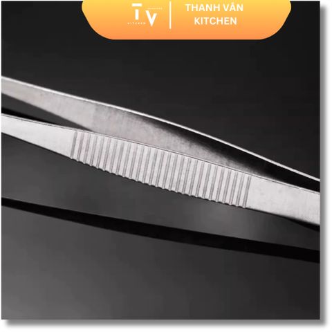 Nhíp Decor Gắp Đồ Ăn Inox - Nhíp Trang Trí Cocktail và Trồng Cây Thủy Sinh - Dụng Cụ Nhà Bếp Đa Năng, Chất Lượng Cao (TV125)
