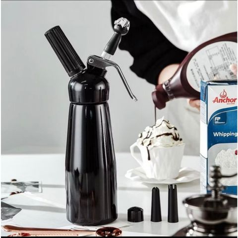 Bình Xịt Kem Tươi INOX Whipping Cream Chất Lượng Cao - Dụng Cụ Gia Dụng Nhà Bếp Tiện Lợi (TV241)