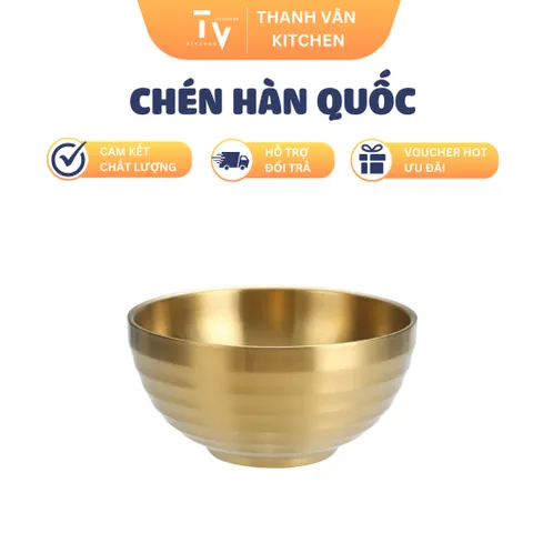 Chén Hàn Quốc Cao Cấp Có Vằn - Đồ Gia Dụng Nhà Bếp, Thiết Kế Sang Trọng, Dành Cho Mọi Nhà Nội Trợ (TV132)