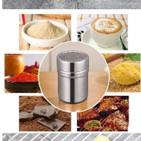 Hủ Rắc Bột Phô Mai và Matcha TV55 - Bình Rắc Gia Vị Thông Minh, Dụng Cụ Nhà Bếp Tiện Dụng, Đồ Gia Dụng Chất Lượng cao (TV55)