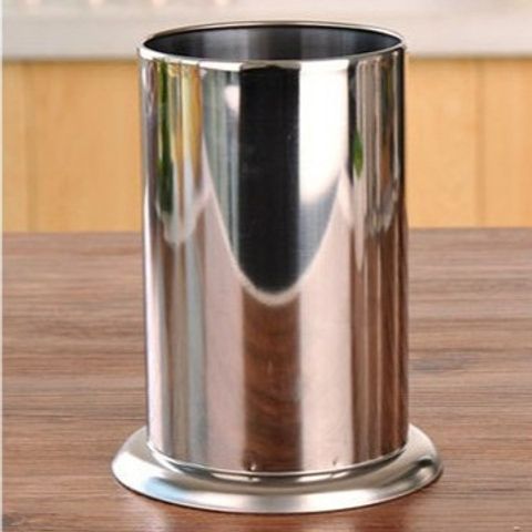 Lọ Đựng Đũa Inox 304 Không Gỉ Hình Trụ Tròn Tiện Dụng - Dụng Cụ Nhà Bếp TVKITCHEN (TV305)