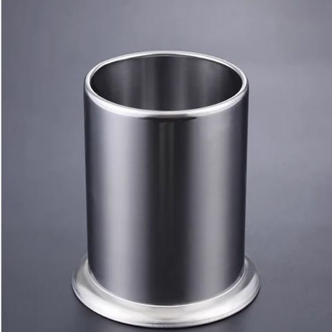 Lọ Đựng Đũa Inox 304 Không Gỉ Hình Trụ Tròn Tiện Dụng - Dụng Cụ Nhà Bếp TVKITCHEN (TV305)
