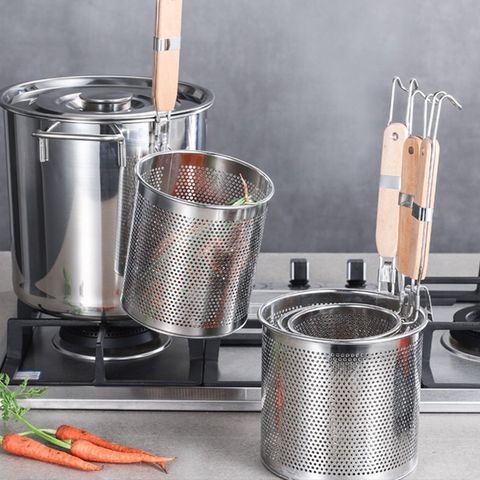Vợt Trụng Hủ Tiếu Inox 304 Tiện Dụng - Dụng Cụ Làm Bếp Đa Năng, Phụ Kiện Nấu Ăn Chất Lượng Cao (TV386)